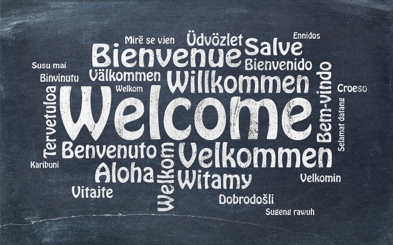 welcome in different languages