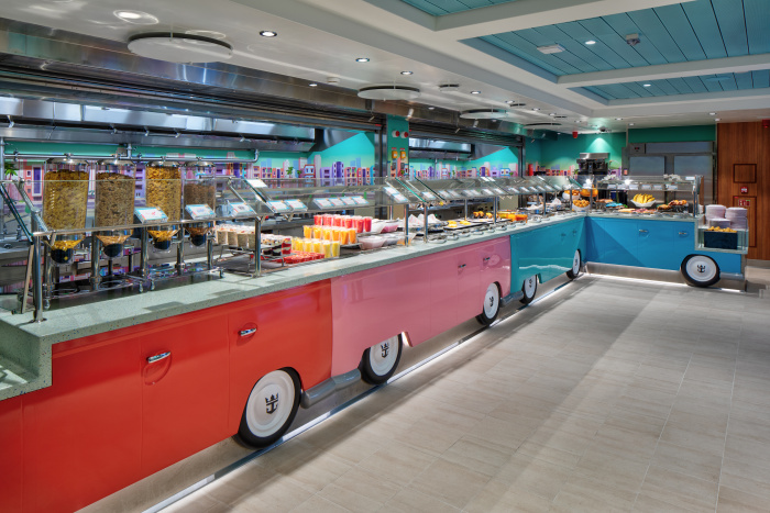 Surfside Eatery on Star of the Seas is Royal Caribbean’s buffet
