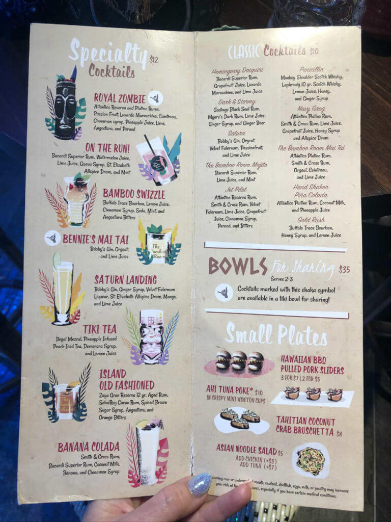 Royal Caribbean drinks menus with prices (2020)