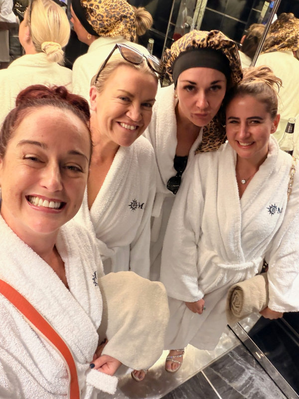 friends in robes
