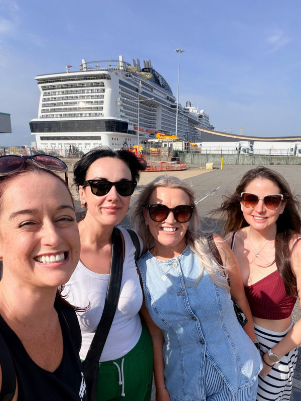 My friends and I boarded MSC Virtuosa in Southampton.