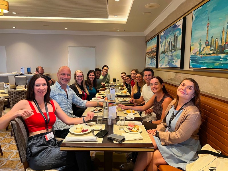 lunch in the buffet