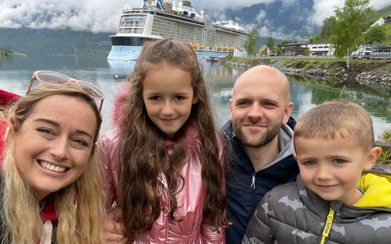 our family on Royal Caribbean cruise