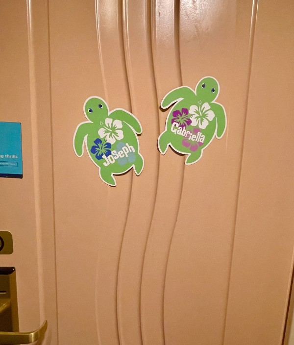 personalised cruise door decorations