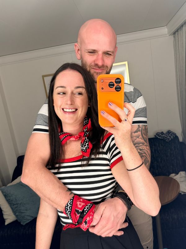 dressed for pirate night