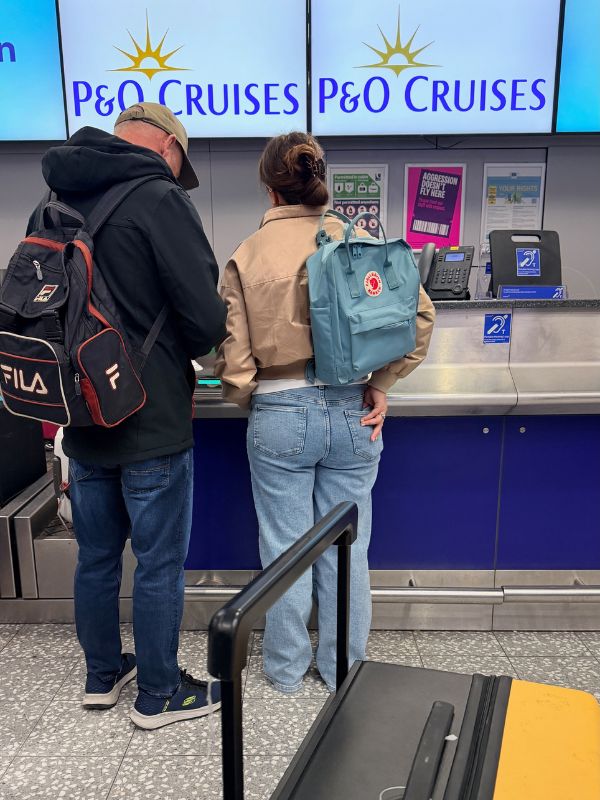 checking in at the airport