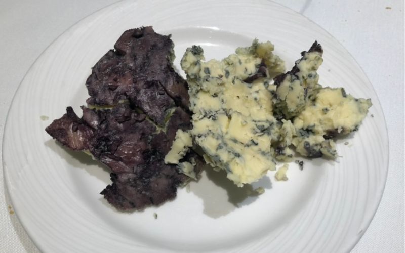 Port and Stilton on Britannia in 2019