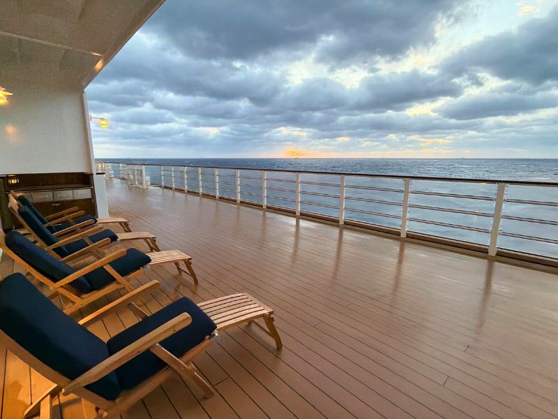 promenade deck.