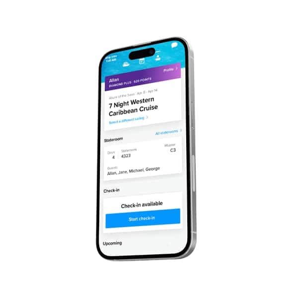 Royal Caribbean check in