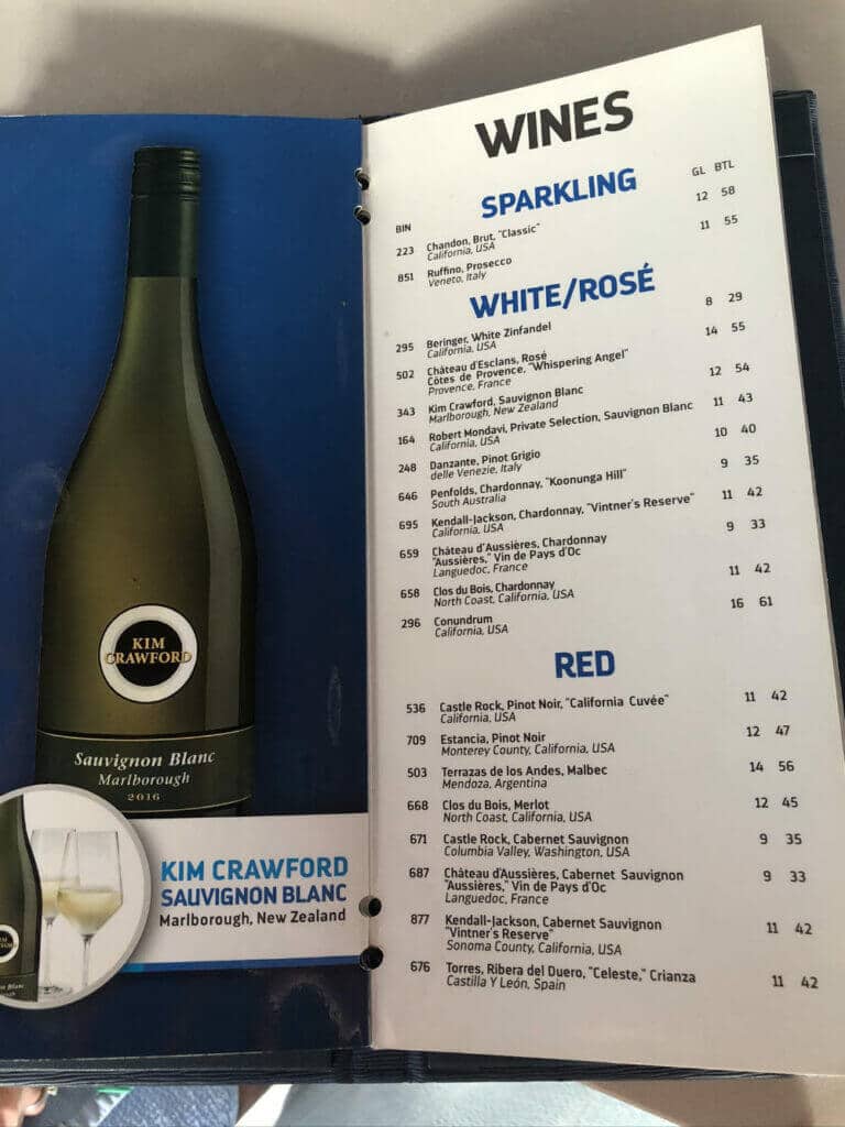 Royal Caribbean Drinks Menus with Prices (Real Photos)