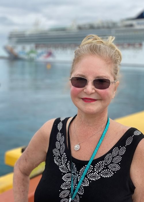 senior woman on single cruise