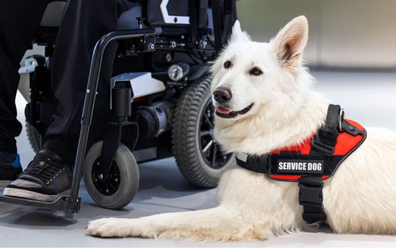 service dog on a cruise