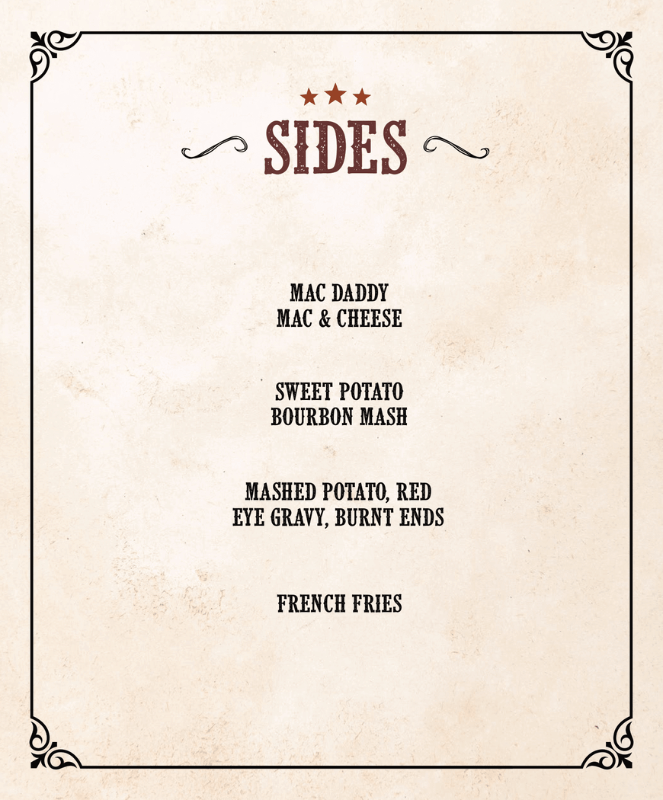 smokehouse sides menu