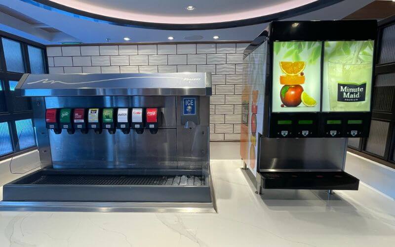 Soda and juice dispenser