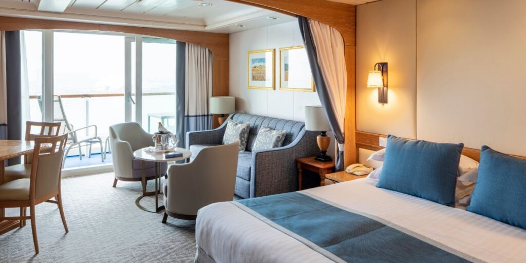 One of P&O Cruises' suites