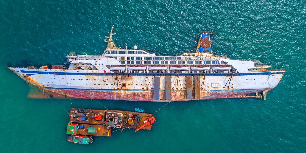 sunked cruise ship
