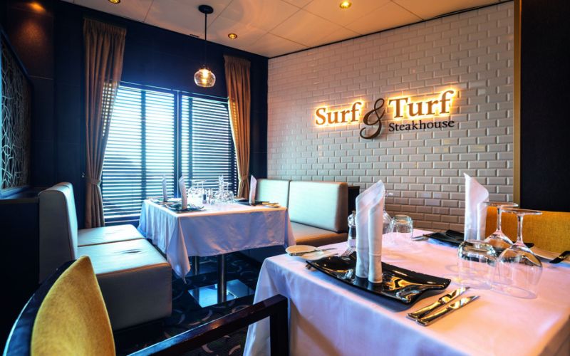 Surf & turf steakhouse