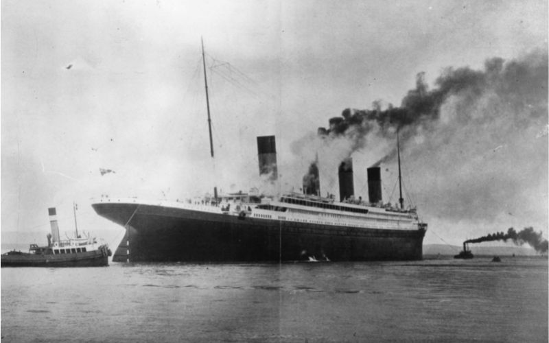 Real image of Titanic