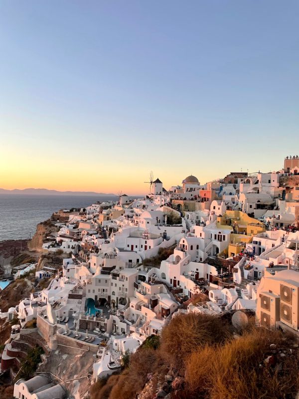 Lovely view of Santorini