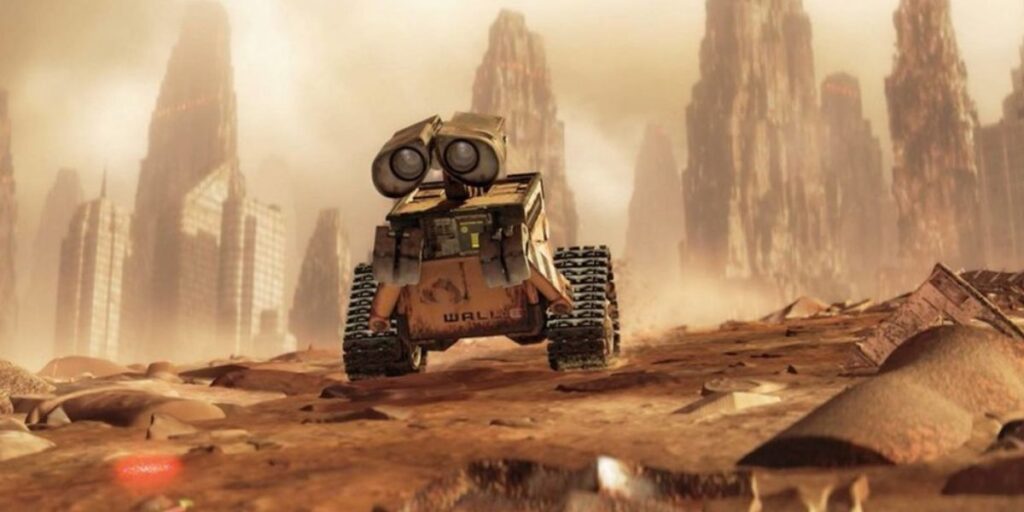 Wall-e on an abandoned place