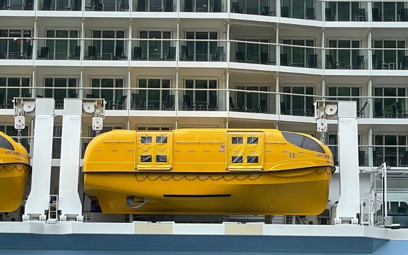 yellow lifeboat